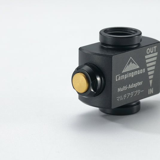 BKZ15 Fuel Canister Refill Adapter for Isobutane Gas, EN417 Lindal Valve, Black