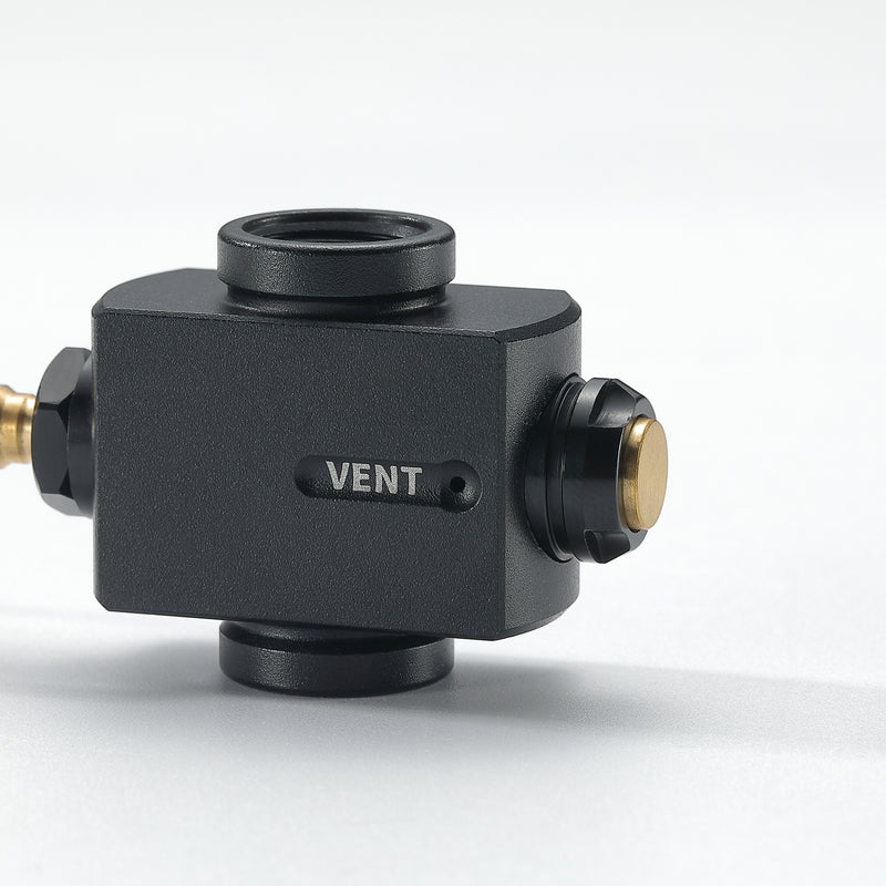 Load image into Gallery viewer, BKZ15 Fuel Canister Refill Adapter for Isobutane Gas, EN417 Lindal Valve, Black