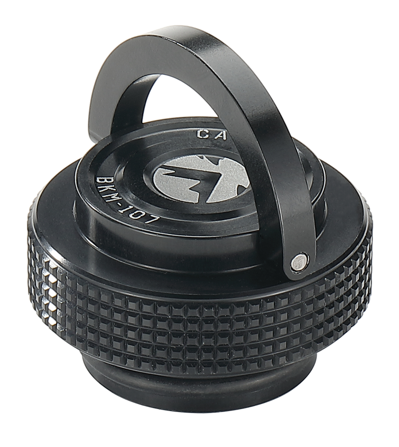 Load image into Gallery viewer, BKM-107 Cap Lid for Camping Gas Fuel Standard Canister with EN417 Lindal Valve Cassette Gas Can Black