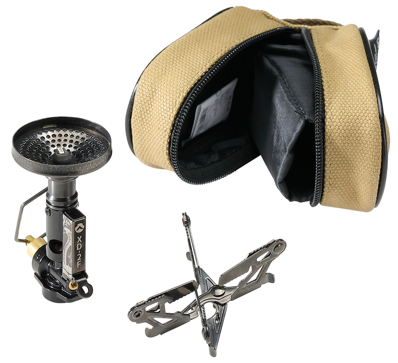 Load image into Gallery viewer, Portable Camp stove with Ignitor & Flow Regulator Foldable for Outdoor  BKXD-2F