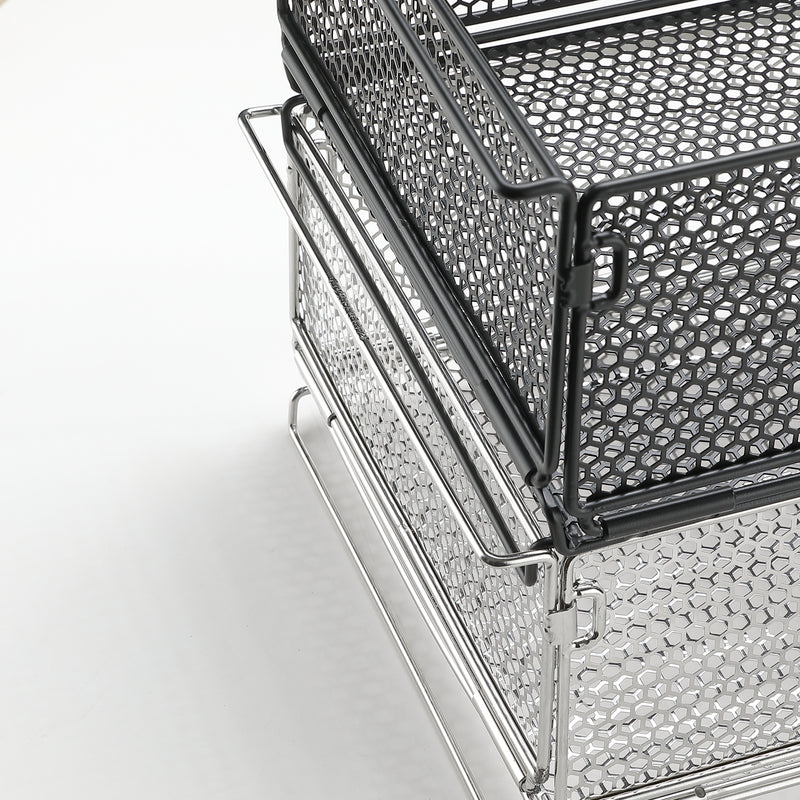 Laden Sie das Bild in Galerie -Viewer, CK-24BF Folding Hex Mesh Storage Basket IGT Camping Organizer Box
