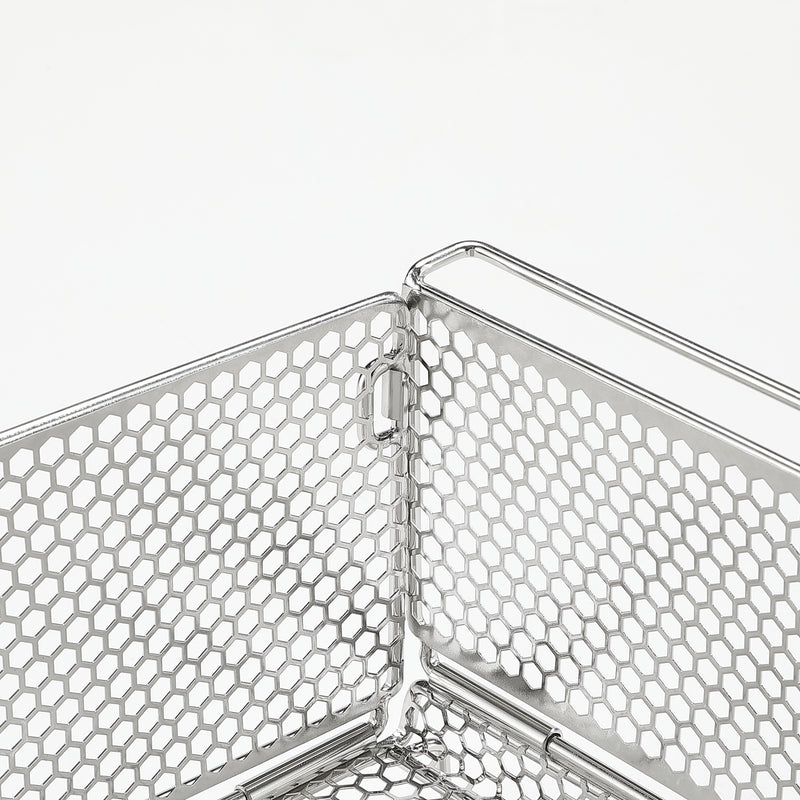 Laden Sie das Bild in Galerie -Viewer, CK-24BF Folding Hex Mesh Storage Basket IGT Camping Organizer Box