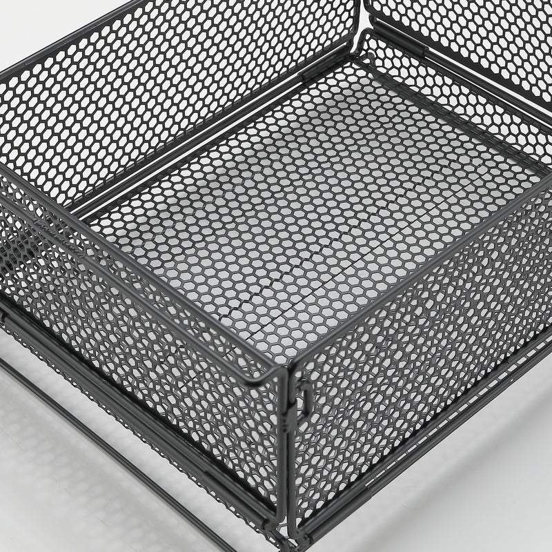 Laden Sie das Bild in Galerie -Viewer, CK-24BF Folding Hex Mesh Storage Basket IGT Camping Organizer Box