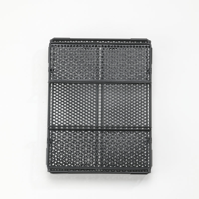 Laden Sie das Bild in Galerie -Viewer, CK-24BF Folding Hex Mesh Storage Basket IGT Camping Organizer Box