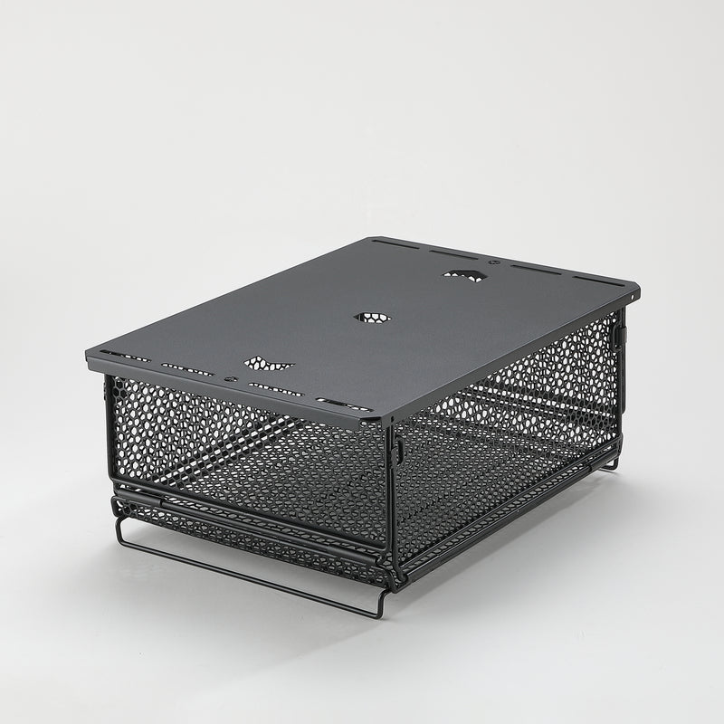 Laden Sie das Bild in Galerie -Viewer, CK-24BF Folding Hex Mesh Storage Basket IGT Camping Organizer Box