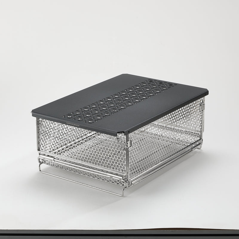 Laden Sie das Bild in Galerie -Viewer, CK-24BF Folding Hex Mesh Storage Basket IGT Camping Organizer Box