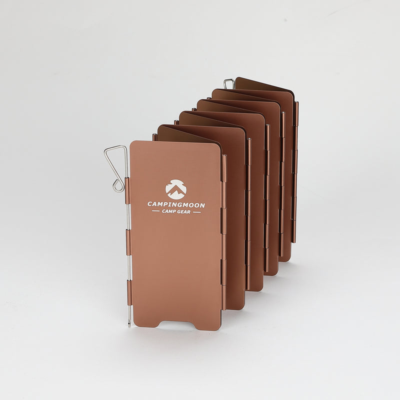 Load image into Gallery viewer, YD-8 10-Plate Foldable Camp Stove Windscreen with Storage Box