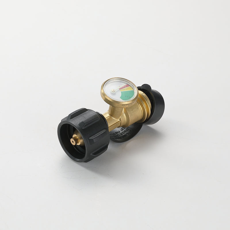 Cargue la imagen en el visor de la galería, PZ-107 QCC1 Gas Adapter with Pressure Gauge
