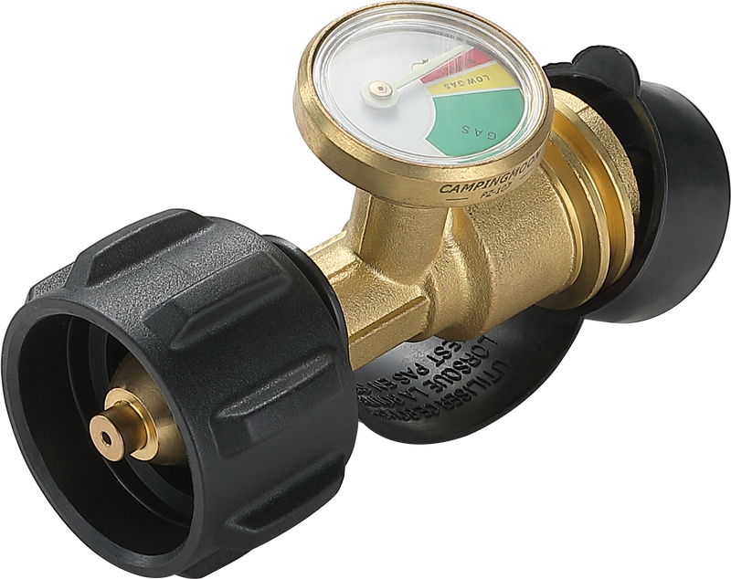 Cargue la imagen en el visor de la galería, PZ-107 QCC1 Gas Adapter with Pressure Gauge