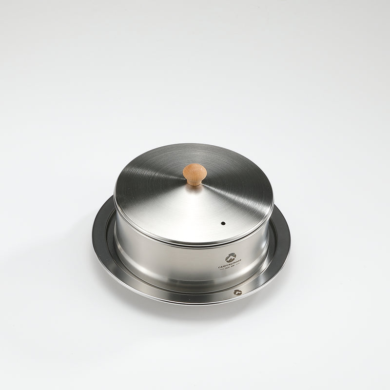 Laden Sie das Bild in Galerie -Viewer, S363 Stainless Steel Camping Steamer Set