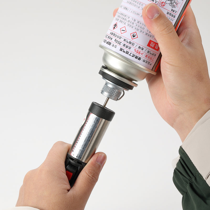 Load image into Gallery viewer, Butane Refill Adapter with Foldable Loop and Guard Ring