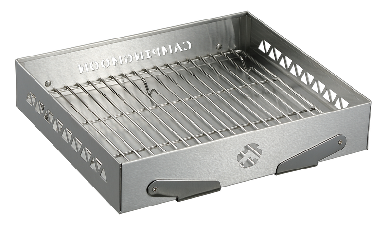 Load image into Gallery viewer, MT-6-LT Portable Small Charcoal Grill Fire Pit, Stainless Steel, Outdoor Cooking