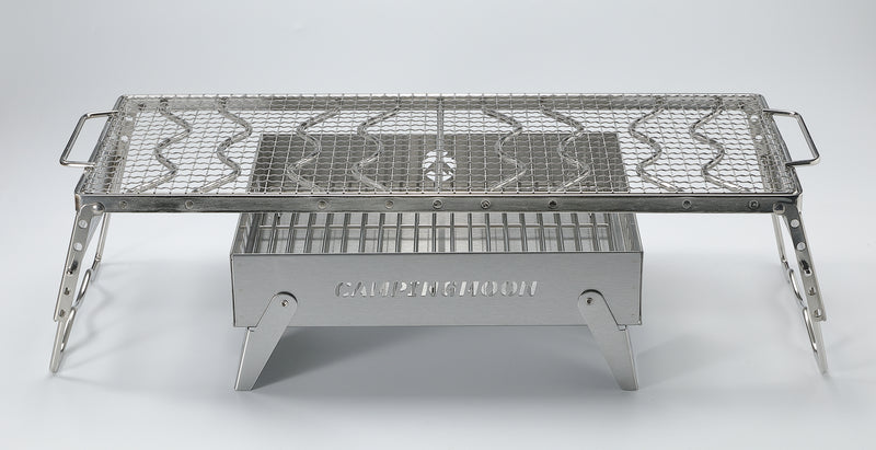 Load image into Gallery viewer, MT-6-LT Portable Small Charcoal Grill Fire Pit, Stainless Steel, Outdoor Cooking