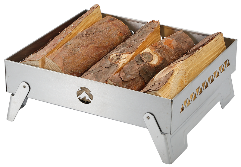 Load image into Gallery viewer, MT-6-LT Portable Small Charcoal Grill Fire Pit, Stainless Steel, Outdoor Cooking