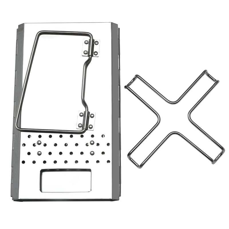 Load image into Gallery viewer, MT-19 Charcoal Chimney Starter, Foldable Stainless Steel BBQ Grill