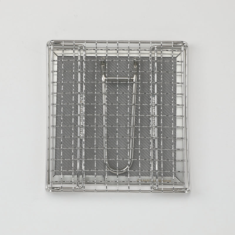 Load image into Gallery viewer, US-1312 Bread Toaster for Camping Stove Gas Fire 304 Stainless Steel Bread Toaster Small Size