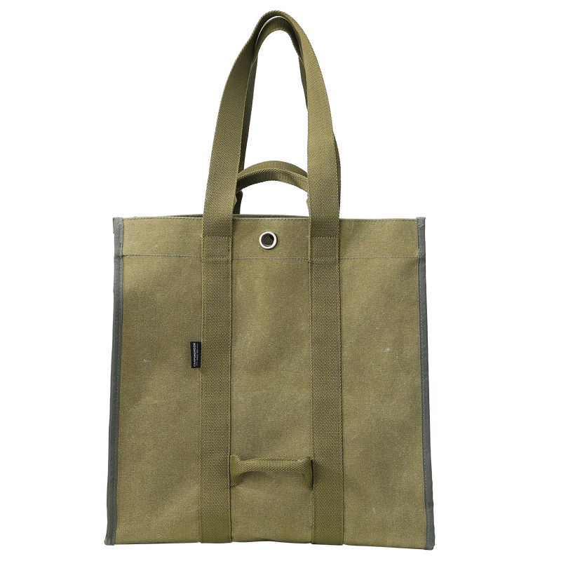 Load image into Gallery viewer, BC-400 Firewood Log Carrier Tote Fire Wood Canvas Khaki Durable Easy Carry