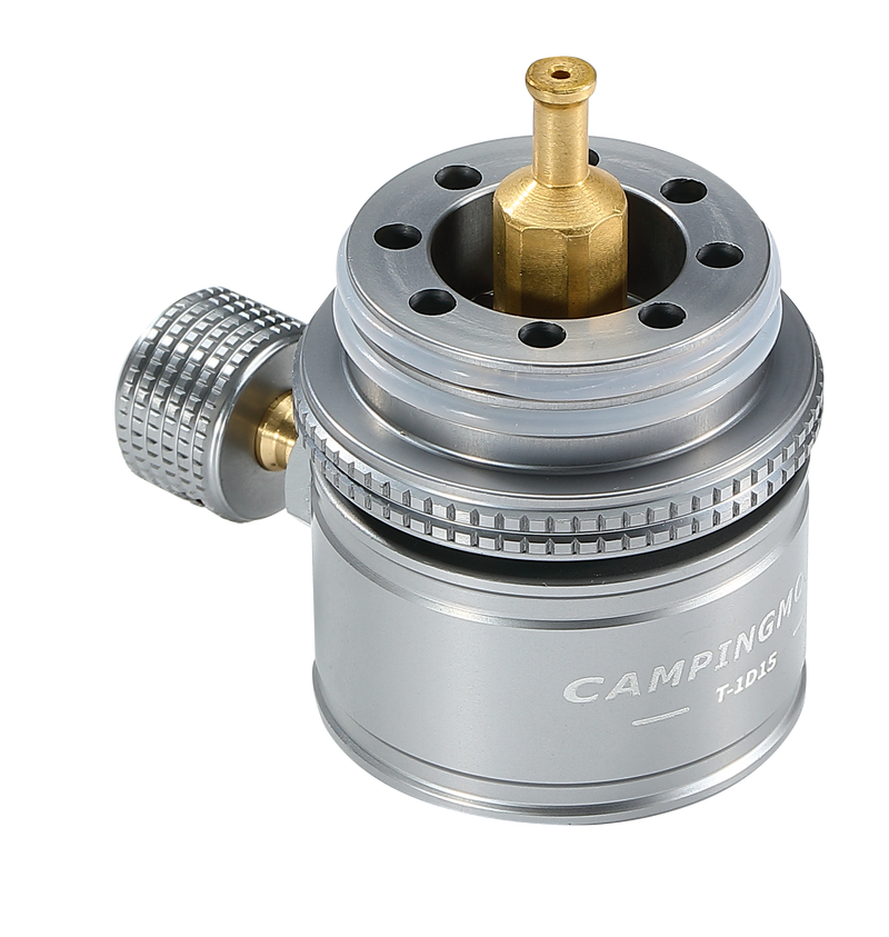 Load image into Gallery viewer, T-1D15 Camping Gas Lantern, Wooden Case Gas Candle with Empty Tank