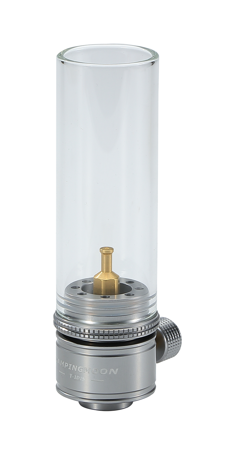 Load image into Gallery viewer, T-1D15 Camping Gas Lantern, Wooden Case Gas Candle with Empty Tank