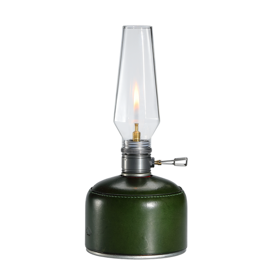 T-1 Camping Gas Lantern with Wooden Lantern Case