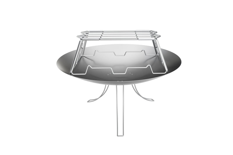 Load image into Gallery viewer, MT-3-ST Collapsible Stainless Steel Cooking Stand Trivet for Campfire Outdoor