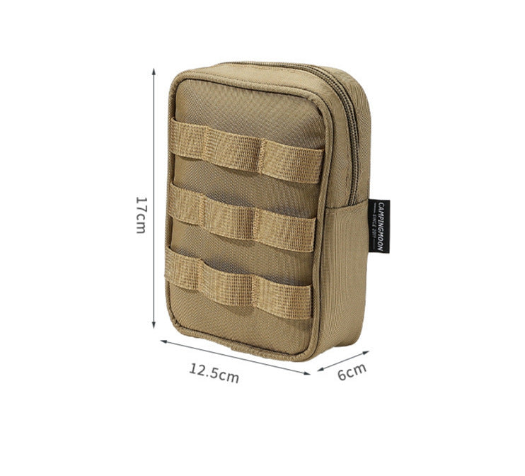 Load image into Gallery viewer, BG-15 Tactical Molle EDC Pouch Camping Storage Side Pocket for Table Chair Cot Field Rack Coyote