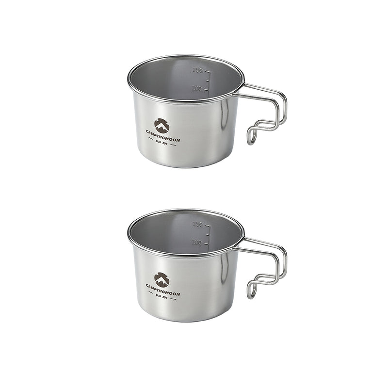 Load image into Gallery viewer, S-180-2P 304 Stainless Steel Small Coffee Mug, 160ml, 2Pcs,