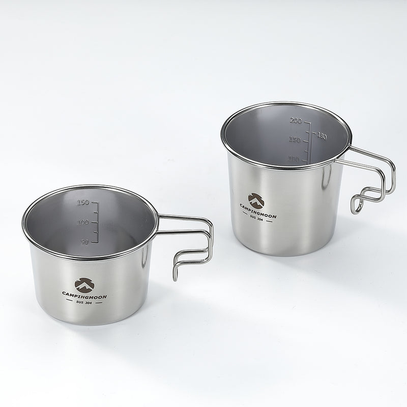 Load image into Gallery viewer, S-180-2P 304 Stainless Steel Small Coffee Mug, 160ml, 2Pcs,