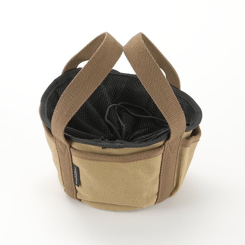 Load image into Gallery viewer, DO-25-BK Dutch Oven Bag – 6.5'' Canvas Stock Pot Case