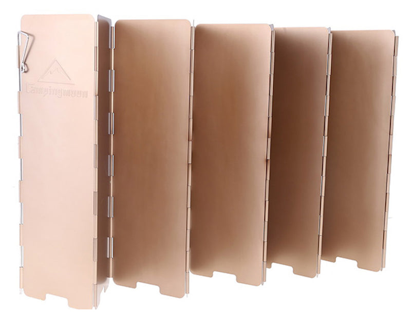 Load image into Gallery viewer, YD-10 10-Plate Foldable Camp Stove Windscreen with Storage Box