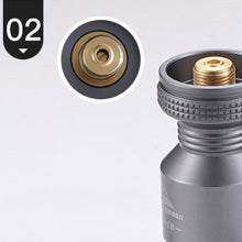 Load image into Gallery viewer, Z23-CB Stand Type Convert Adapter for Butane Gas Fuel Canister, EN417 Lindal Valve Canister