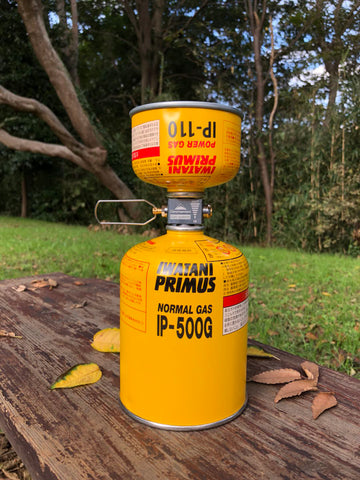 Easy to refill an empty screw type gas container.