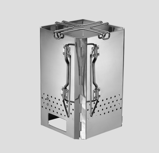 Load image into Gallery viewer, MT-19 Charcoal Chimney Starter, Foldable Stainless Steel BBQ Grill