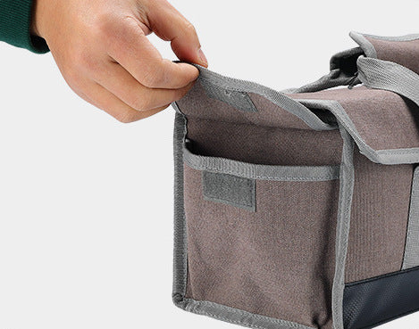 B-150C 13.8-inch Bottom Waterproof Outdoor Camping Tent Stakes Hammer Multi-Container Storage Bag