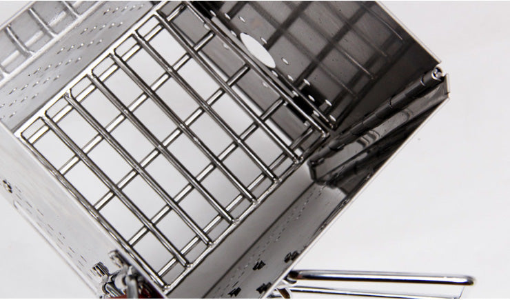 Load image into Gallery viewer, MT-18 Portable Charcoal Chimney Starter, Stainless Steel