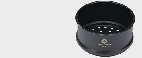 Black Oxidized Titanium Finish
Durable one-piece design with heat resistance, rust protection, and easy oil stain removal.