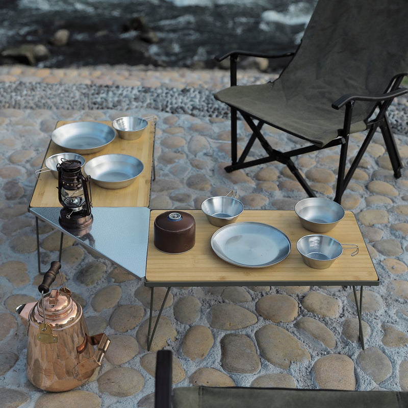 Load image into Gallery viewer, T-2301 Bamboo Top Plate for Camping Field Racks - 23" x 13.2"