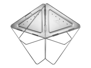 <br>FOLDABLE</br>
This is a large size fire pit, but it can be folded flat for compact storing.