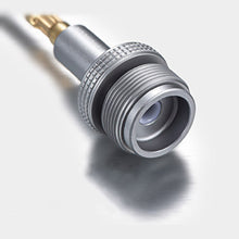 CONNECT TO PROPANE GAS DEVICE
This product can connect a EN417 Lindal Valve gas fuel canister (isobutane gas fuel canister) to a camping propane gas device which can use 16oz/1lb propane gas tank.
Comes with 1 LB male throwaway cylinder-thread CGA600 outlet