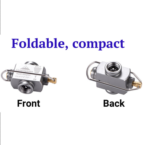 Light weight and easy to carry.
You can fold the main valve to carry it. Very small and convenient to carry.
