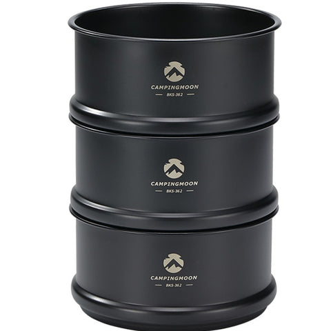 You can stack the same size to steam ingredients all at once.