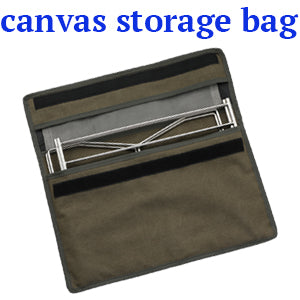 EASY ASSEMBLY & STORAGE
This portable fire pit camping grill is easy to assemble as shown in the below picture, and it is also easy to be put into the attached storage bag.
