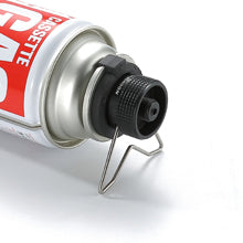 CHECK VALVE
A built-in check valve(self-sealing valve) makes this butane canister adapter won't leak even though it doesn’t connect to a device (burner, stove, lantern, etc..)