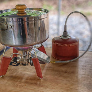 FOR SOTO STOVE
It can be used to a butane gas stove which *does not* have a magnetic attachment such as SOTO butane stove etc...
If your stove has a magnetic attachment such as IWATANI 35FW/VA-30 butane stove, please choose Z13M.
