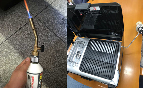 Convenient & Safe to use
Light weight and easy to carry.
Easy to connect a EN417 Lindal Valve canister to camping propane gas device (burner, stove, lantern, etc..) such as coleman camping stove grill, buddy heater, weber liquid gas grill, tabletop grill etc..., which can be used on a 16oz/1lb propane tank/canister.
Recommend to use this adapter with an extended hose to keep the gas fuel canister having a safe distance from the heat source. Our item Z29-30 & Z29-105 are the ones with extended hose.