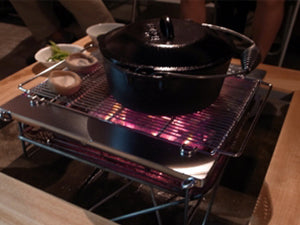 SOLID & STURDY
This portable fire pit has sturdy construction with high quality stainless steel.