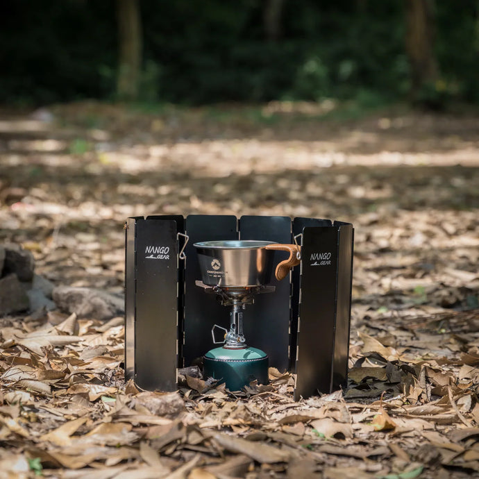 Cook with Confidence: The Nangogear Short-Type Camp Stove Windscreen for Outdoor Adventures