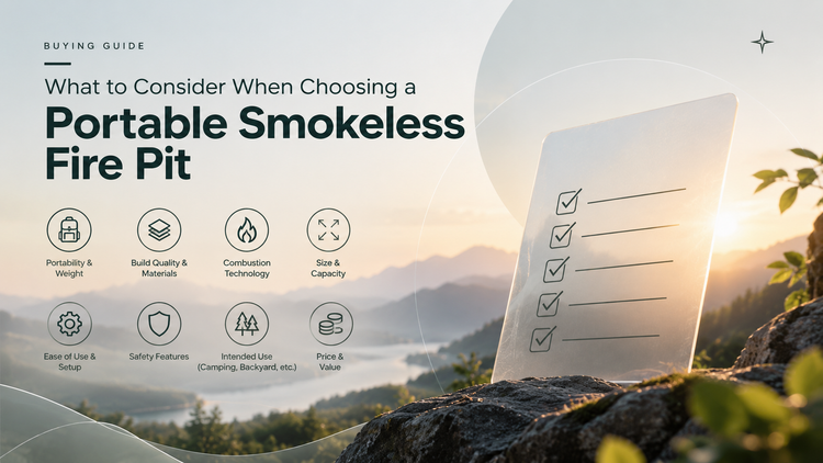 What to Consider When Choosing a Portable Smokeless Fire Pit