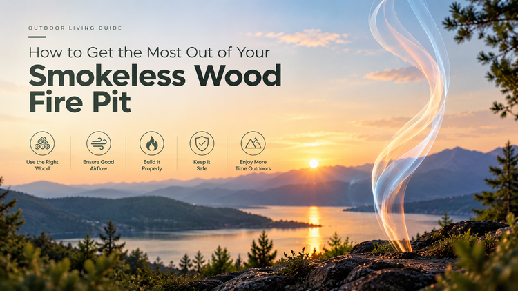 How to Get the Most Out of Your Smokeless Wood Fire Pit