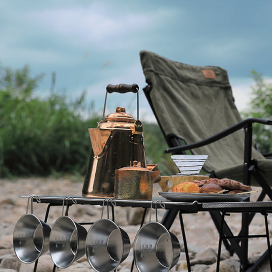 camping moon Table de foyer T-503 avec 3 plaques centrales camping moon Table de foyer T-503 avec 3 plaques centrales